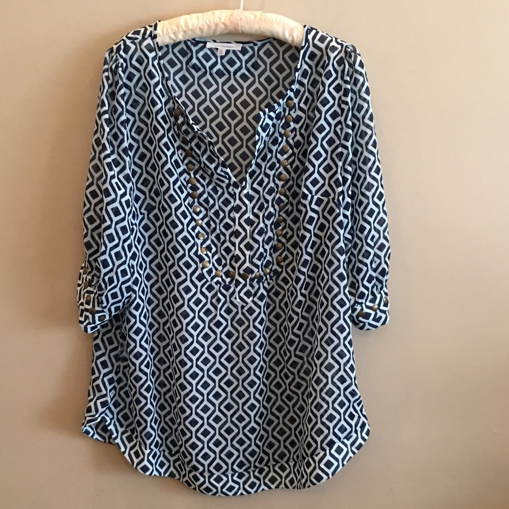 41 Hawthorne Sheer Blouse - XL